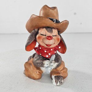 George Good JR Western Jack Rabbit Wild Hare Bunny Figurine *FLAW*